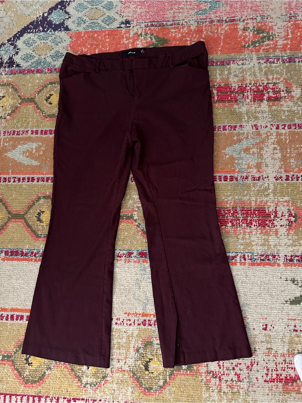 Torrid Woman’s Maroon Stretch Bootcut Pants